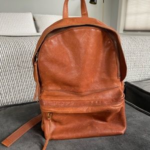The Lorimer Backpack - Madewell - English Saddle